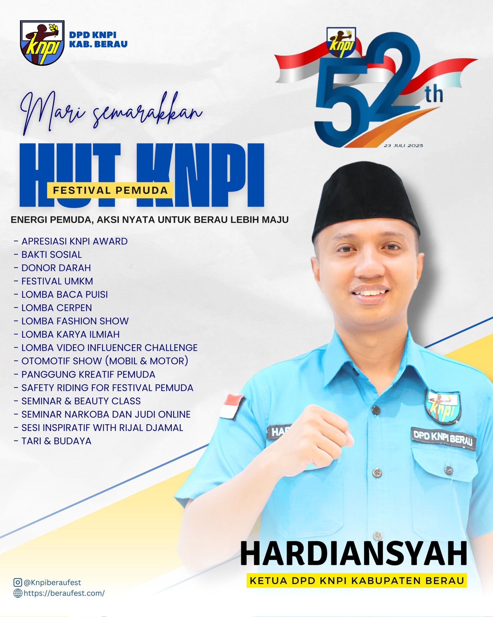 Ketua KNPI Berau